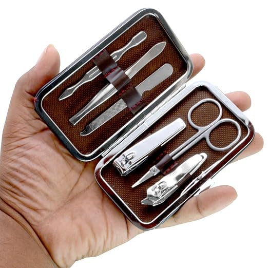 SJ 6-in-1 Nail Art Clipper Set – Manicure & Pedicure Kit