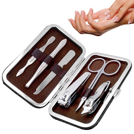 SJ 6-in-1 Nail Art Clipper Set – Manicure & Pedicure Kit
