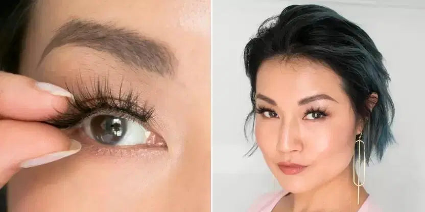Bonjour 3D Eyelashes with Glue & Free Nail Set